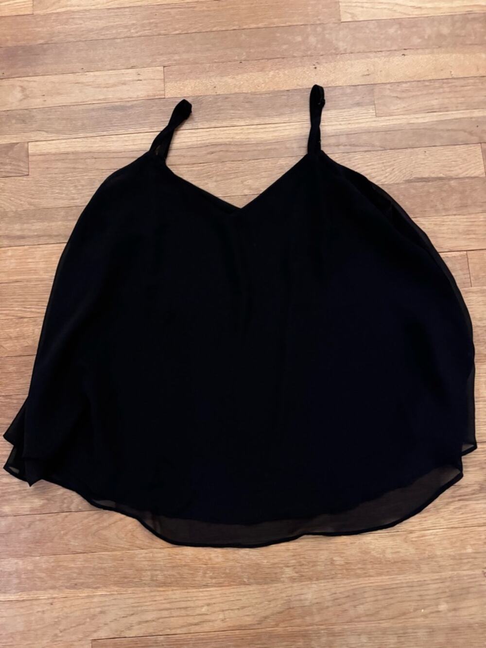 Torrid Women's Black Chiffon Camisole - Size 1 (14-16)
 b23